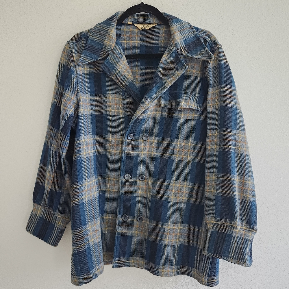 Woolrich vintage button up shirt jacket sz small